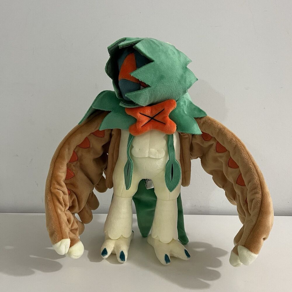 Pokemon Center Original Decidueye Plush Poseable Wings 12" Retired 2017